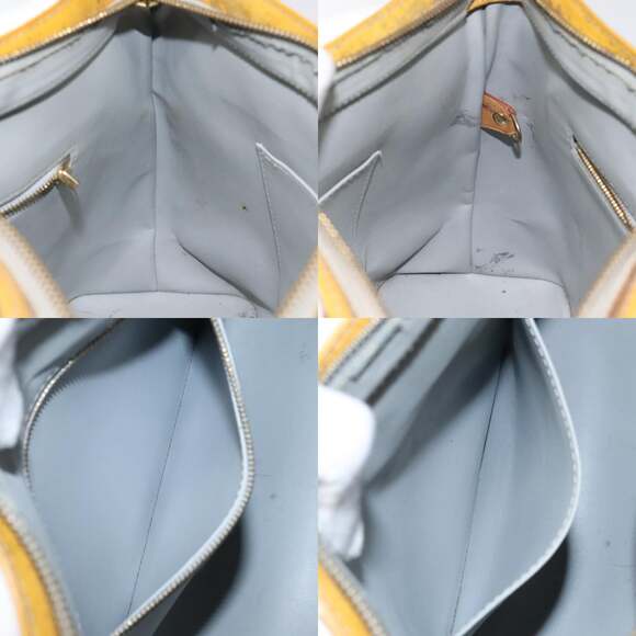 LOUIS VUITTON Monogram Vernis Houston Hand Bag Gris M91053 - Picture 12 of 13